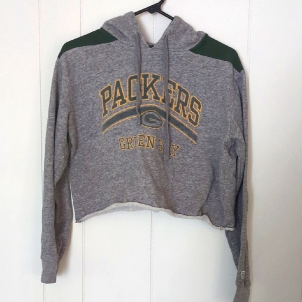 Green Bay Packers Gray Hoodie -Women's size S